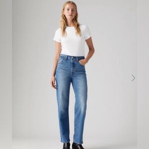 New Levi’s Ribcage Straight Ankle 27 by 27 Denim Jeans